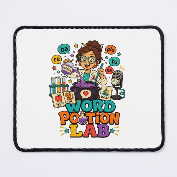 Item preview, Back to School Word Potion Lab | Funny English Teacher Art designed and sold by Uglyandcute.