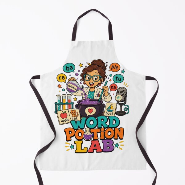 Item preview, Back to School Word Potion Lab | Funny English Teacher Art designed and sold by Uglyandcute.