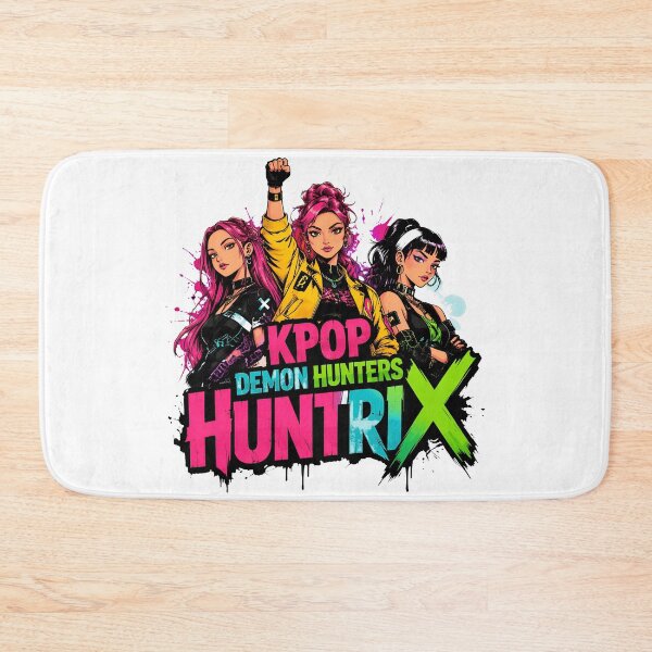 Item preview, KPop Demon Hunters Neon Pop Girl Trio Artwork designed and sold by DianeGran98068.