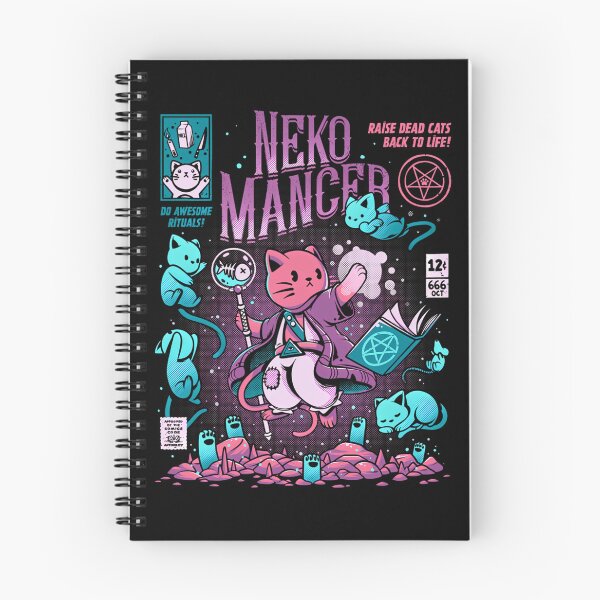 Item preview, Nekomancer Cat Magic Comic Book Poster designed and sold by Blissful-USA.