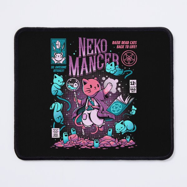 Item preview, Nekomancer Cat Magic Comic Book Poster designed and sold by Blissful-USA.
