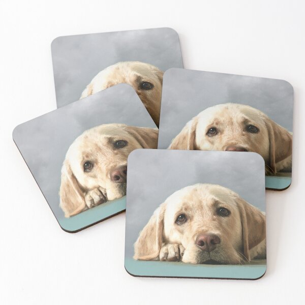 Item preview, Sad Yellow Lab designed and sold by Elisabeth Lucas.