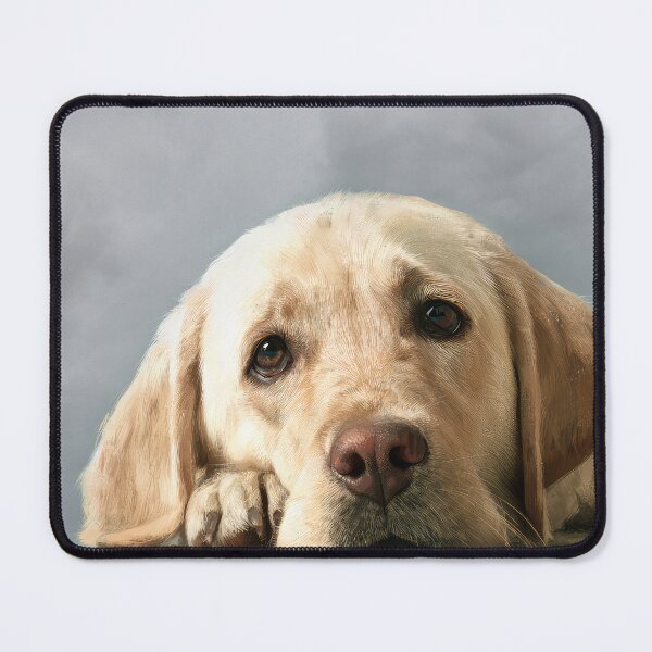 Item preview, Sad Yellow Lab designed and sold by Elisabeth Lucas.