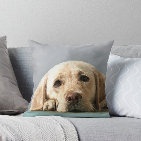 Aperçu de l'œuvre Labrador jaune triste créée et vendue par Elisabeth Lucas.