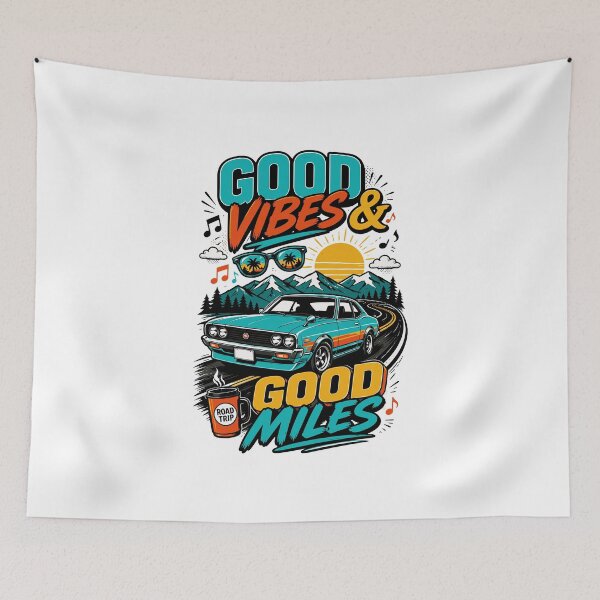 Item preview, Good Vibes & Good Miles designed and sold by RAS-77.