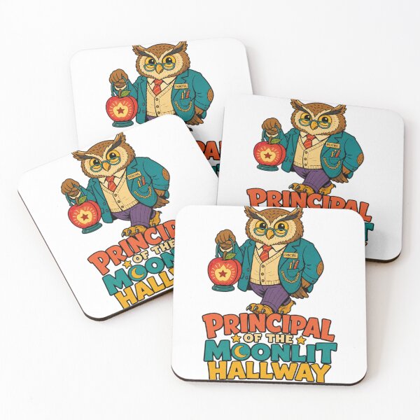 Item preview, Back to School Principal of Moonlit Hallway | Funny School Principal Art designed and sold by Uglyandcute.