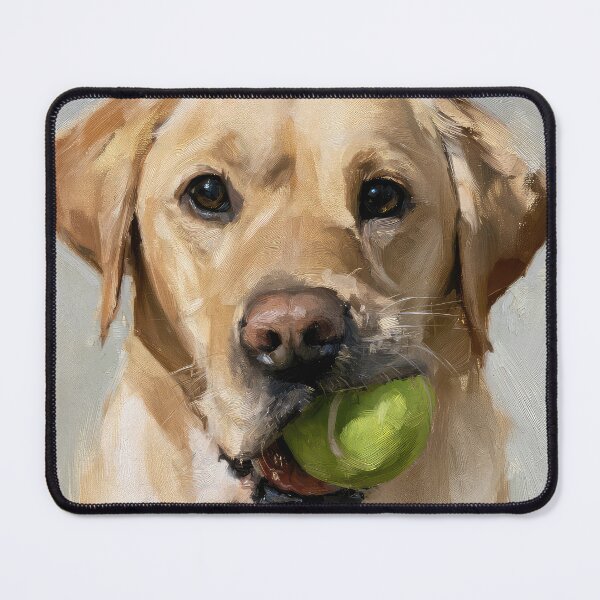 Item preview, Cute Yellow Lab with Ball designed and sold by Elisabeth Lucas.