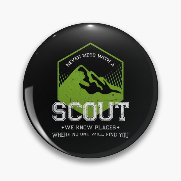 Item preview, Never Mess With A Scout Mountain Adventure Design designed and sold by fruscispake.