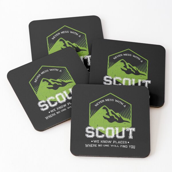 Item preview, Never Mess With A Scout Mountain Adventure Design designed and sold by fruscispake.