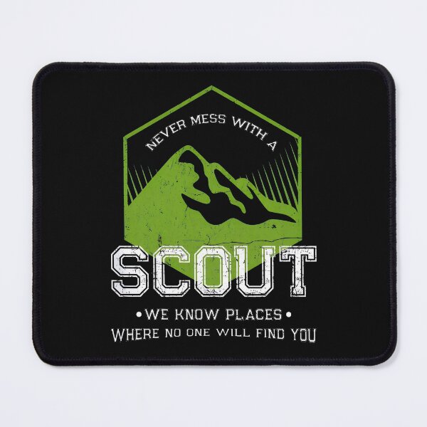 Item preview, Never Mess With A Scout Mountain Adventure Design designed and sold by fruscispake.