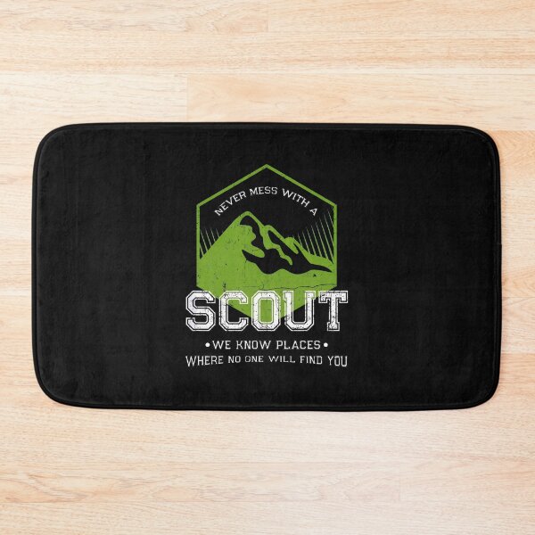 Item preview, Never Mess With A Scout Mountain Adventure Design designed and sold by fruscispake.