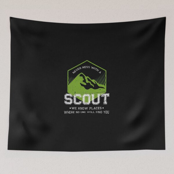 Item preview, Never Mess With A Scout Mountain Adventure Design designed and sold by fruscispake.