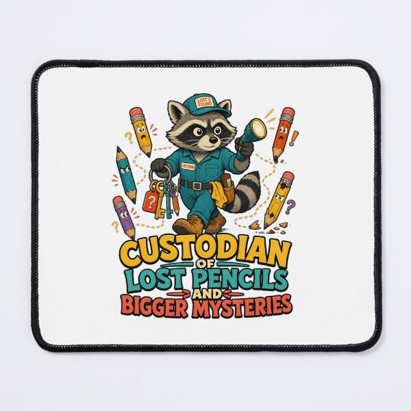 Item preview, Back to School Custodian of Lost Pencils | Funny School Staff Art designed and sold by Uglyandcute.
