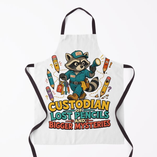 Item preview, Back to School Custodian of Lost Pencils | Funny School Staff Art designed and sold by Uglyandcute.