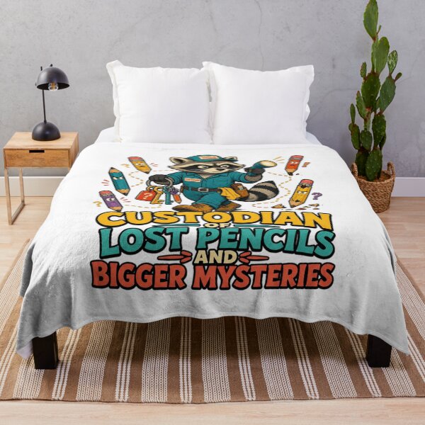 Item preview, Back to School Custodian of Lost Pencils | Funny School Staff Art designed and sold by Uglyandcute.