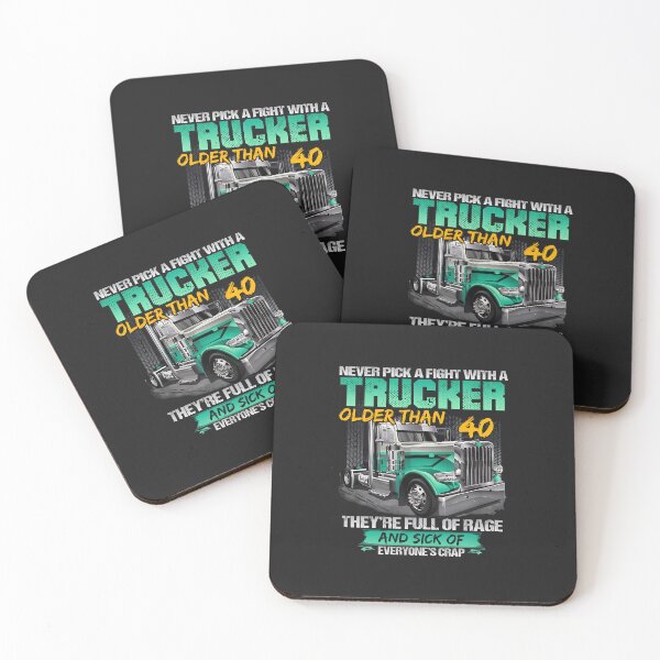 Item preview, Never Pick A Fight With A Trucker Older Than 40 designed and sold by wn4uffgjz8h.
