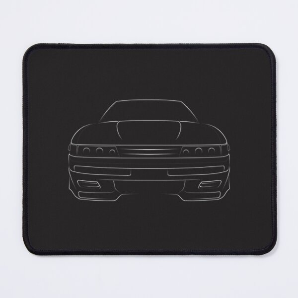 Item preview, Frontprofile Nissan Silvia S Stencil White | Perfect Gift For You And Friends designed and sold by Hamoumi.