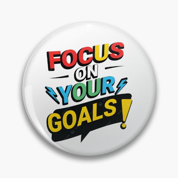 Item preview, Focus on Your Goal – Motivational Sticker T-Shirt designed and sold by Bhanukyatham.