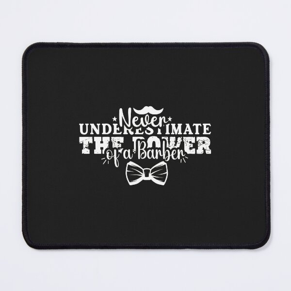 Item preview, Never Underestimate The Power Of A Barber Graphic designed and sold by wn4uffgjz8h.