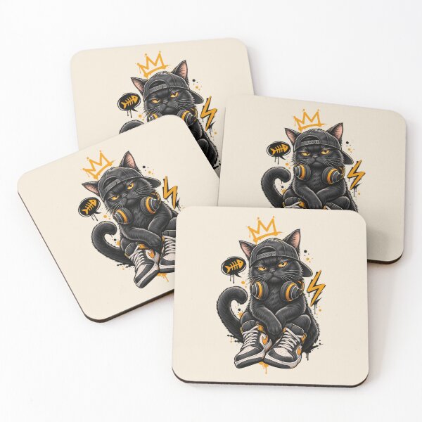 Item preview, Urban Black Cat – Street Style designed and sold by AndGarciart.