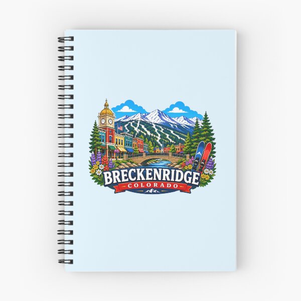 Item preview, Breckenridge, Colorado - Rocky Mountain Ski Town designed and sold by Myra365Art.