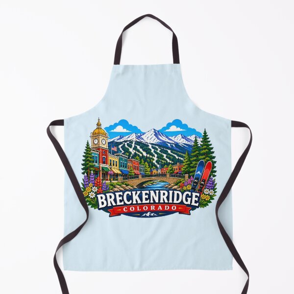 Item preview, Breckenridge, Colorado - Rocky Mountain Ski Town designed and sold by Myra365Art.
