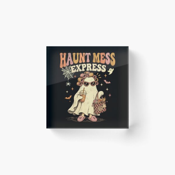 Item preview, Retro Haunt Mess Express Ghost Funny Halloween designed and sold by watanabeee.