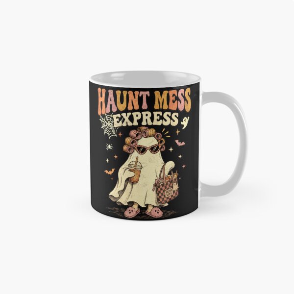 Item preview, Retro Haunt Mess Express Ghost Funny Halloween designed and sold by watanabeee.