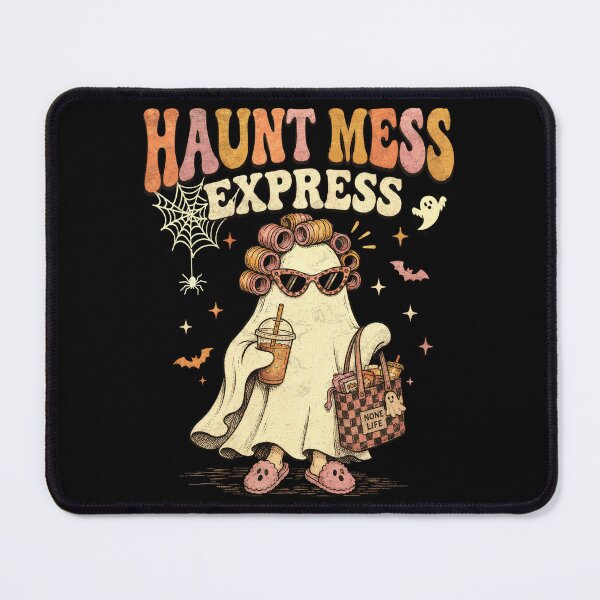 Item preview, Retro Haunt Mess Express Ghost Funny Halloween designed and sold by watanabeee.