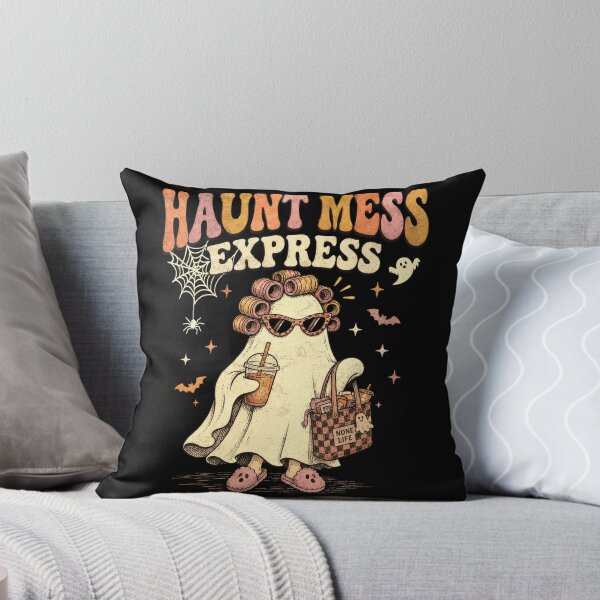 Item preview, Retro Haunt Mess Express Ghost Funny Halloween designed and sold by watanabeee.