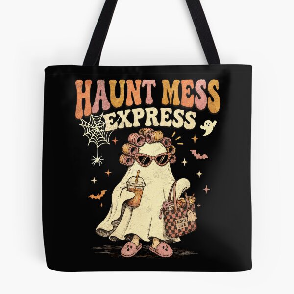 Item preview, Retro Haunt Mess Express Ghost Funny Halloween designed and sold by watanabeee.