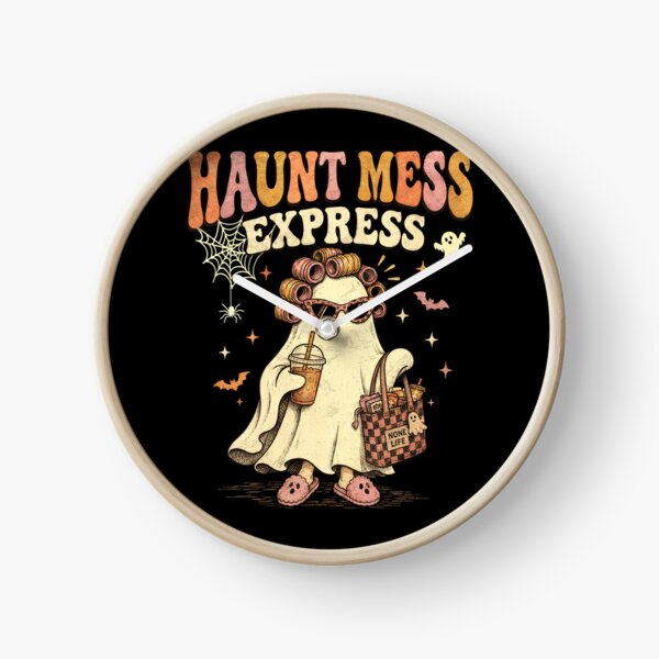 Item preview, Retro Haunt Mess Express Ghost Funny Halloween designed and sold by watanabeee.