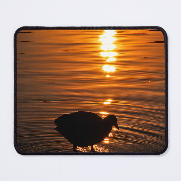 Item preview, Golden Hour Bird Silhouette Water Reflection designed and sold by Extravanganzza.