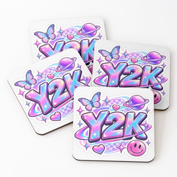 Item preview, Y2K Aesthetic Chrome Retro 2000s Holographic Cute Vaporwave Design designed and sold by MR4me.