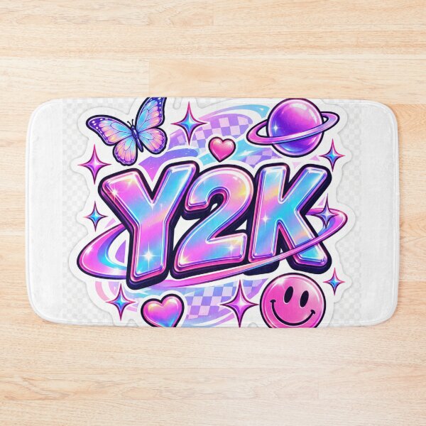 Item preview, Y2K Aesthetic Chrome Retro 2000s Holographic Cute Vaporwave Design designed and sold by MR4me.