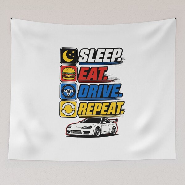 Item preview, Sleep Eat Drive Repeat  designed and sold by RAS-77.