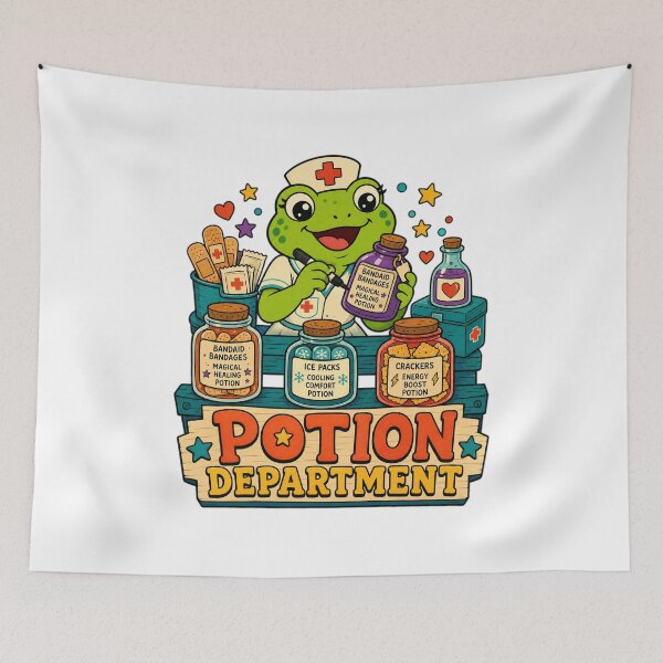 Item preview, Back to School Potion Department | Funny Science Teacher Art designed and sold by Uglyandcute.