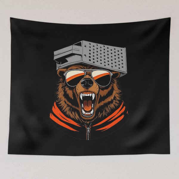 Item preview, Chicago Bear Box Grater Hat designed and sold by AprilMcke15689.
