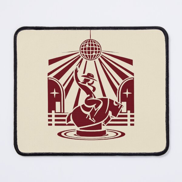 Item preview, Cowgirl Riding Mechanical Bull - Disco Rodeo Graphic designed and sold by JonelCrafts.