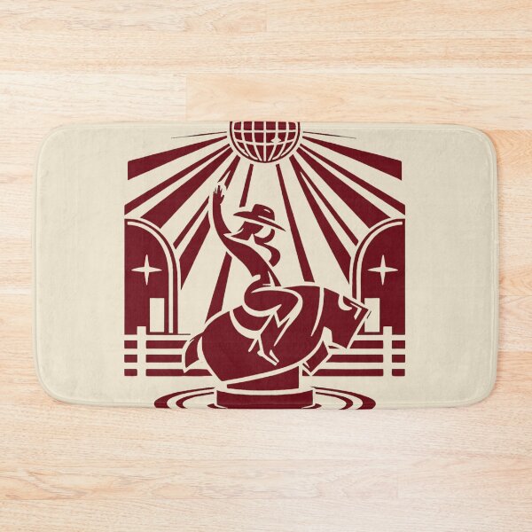 Item preview, Cowgirl Riding Mechanical Bull - Disco Rodeo Graphic designed and sold by JonelCrafts.