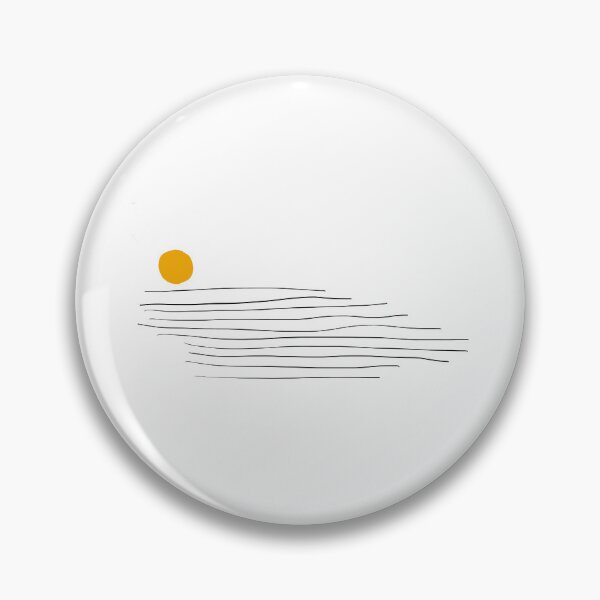 Item preview, Minimalist Yellow Sun Black Background Abstract Circle Art designed and sold by Red Onion.