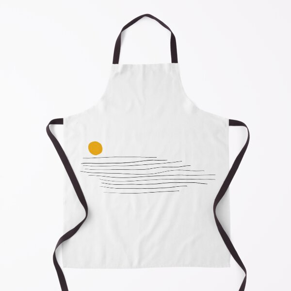 Item preview, Minimalist Yellow Sun Black Background Abstract Circle Art designed and sold by Red Onion.