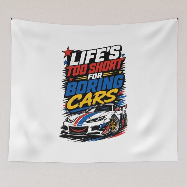 Item preview, Life’s Too Short For Boring Cars  designed and sold by RAS-77.