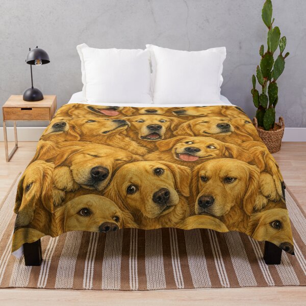 Item preview, Golden Retriever Dog Face Collage - Cute Dog Portrait designed and sold by merchxwear.