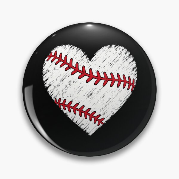 Item preview, Baseball Distressed Heart designed and sold by Art-Monnard.
