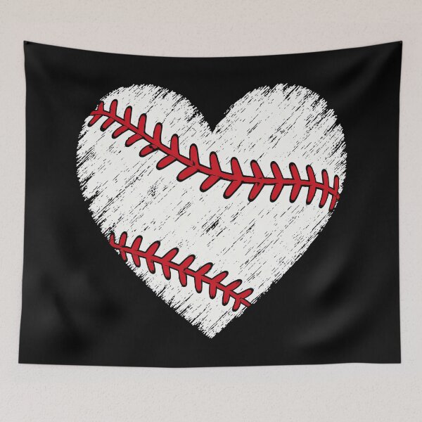 Artikelvorschau, Baseball Distressed Heart entworfen und verkauft von Art-Monnard.