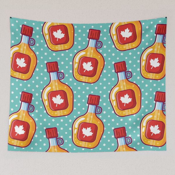 Item preview, Maple Syrup Canada Retro Pattern designed and sold by werezu.
