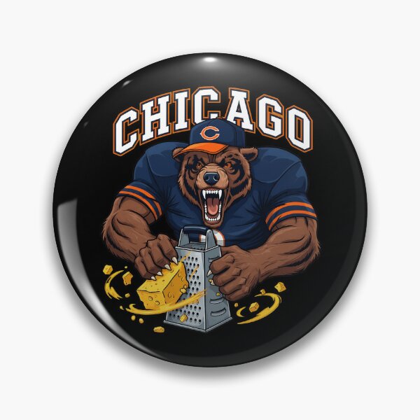 Item preview, Chicago Football Bear Grating Cheese designed and sold by StephenQu59596.