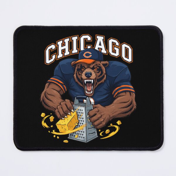Item preview, Chicago Football Bear Grating Cheese designed and sold by StephenQu59596.