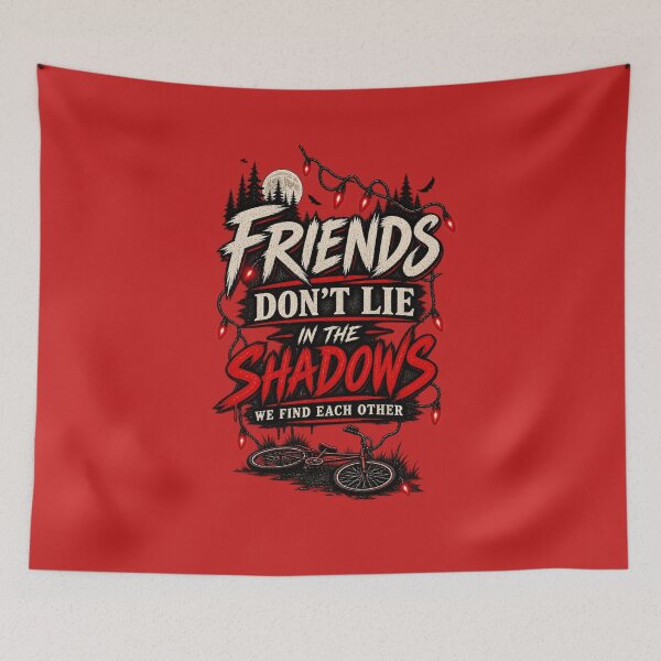 Item preview, Friends Don’t Lie – Retro Supernatural Mystery Aesthetic designed and sold by AndGarciart.
